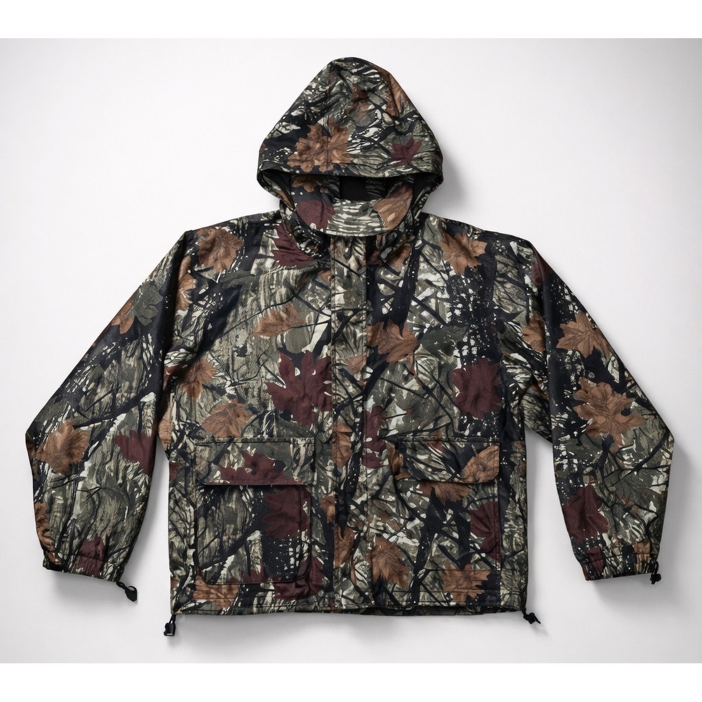 Northwest Territory Men XL Camo Hooded Jacket Vintage Retro Gorpcore Streetwear